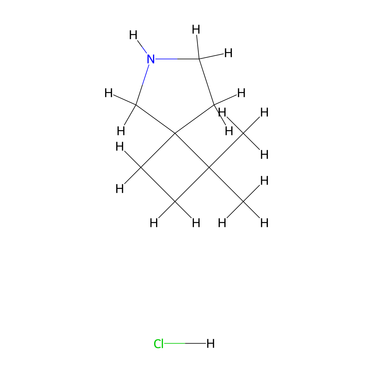 1,1-Dimethyl-6-azaspiro(3.4)octane hydrochloride molecular structure, CAS 2375270-64-5