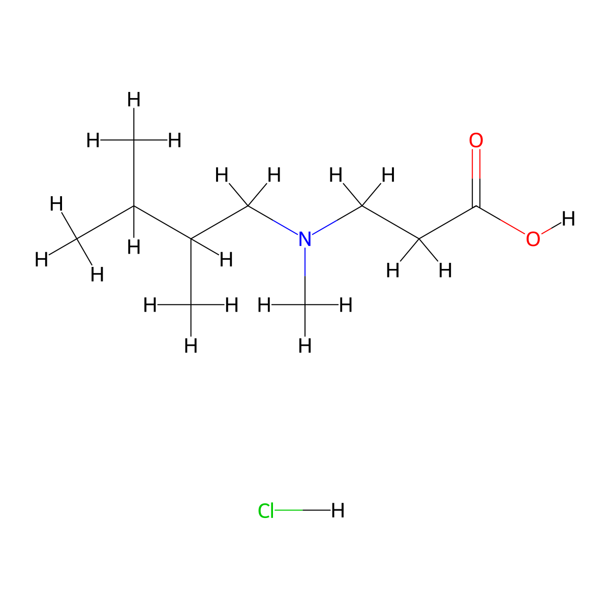 3-[(2,3-Dimethylbutyl)(methyl)amino]propanoic acid hydrochloride molecular structure, CAS 2375273-56-4
