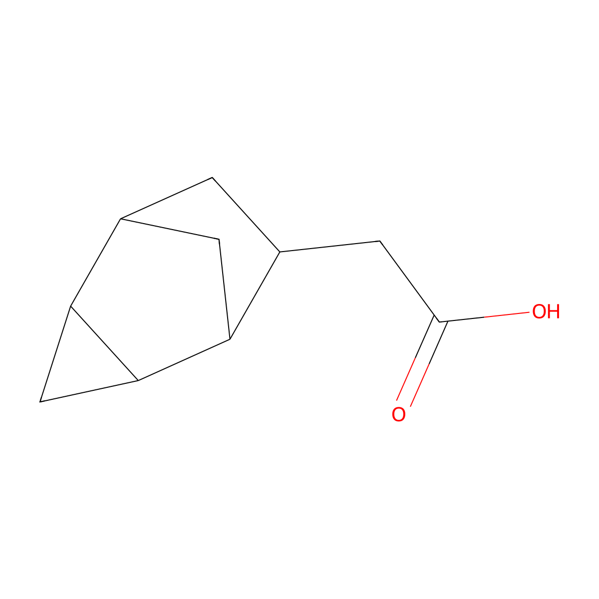 2-{Tricyclo[3.2.1.0,2,4]octan-6-yl}acetic acid molecular structure, CAS 2375273-87-1