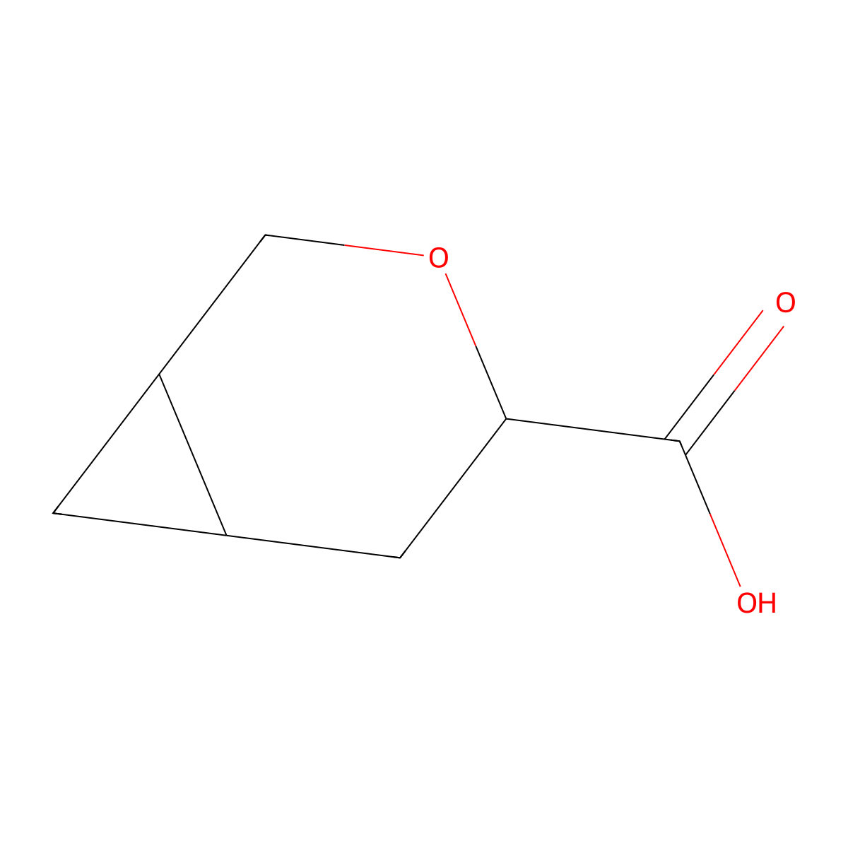 3-Oxabicyclo[4.1.0]heptane-4-carboxylic acid molecular structure, CAS 2375274-04-5