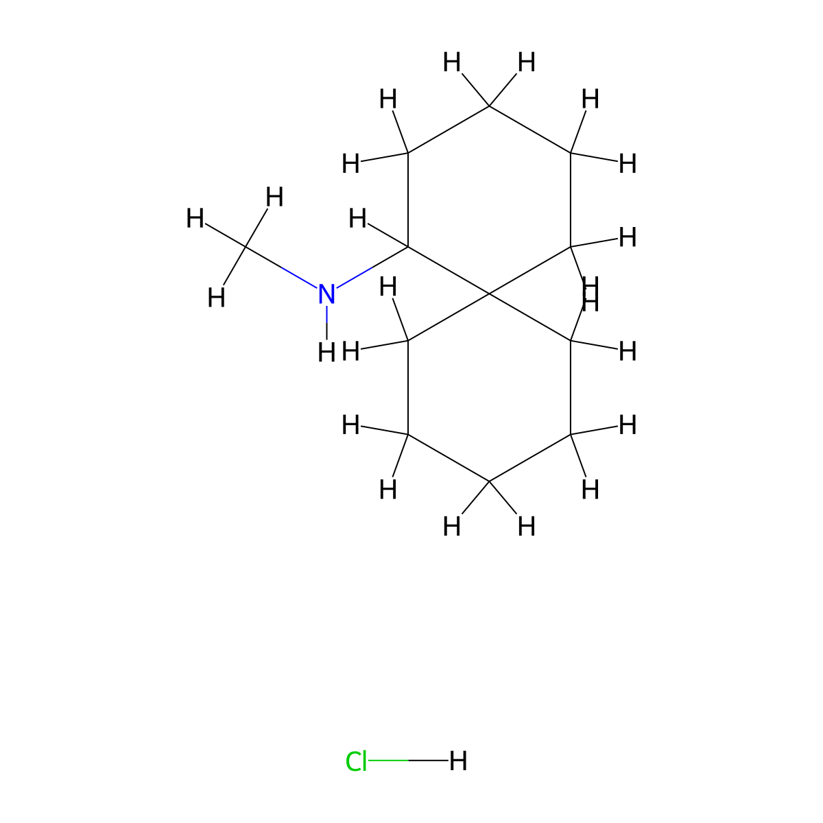 N-methylspiro(5.5)undecan-1-amine hydrochloride molecular structure, CAS 2375274-12-5
