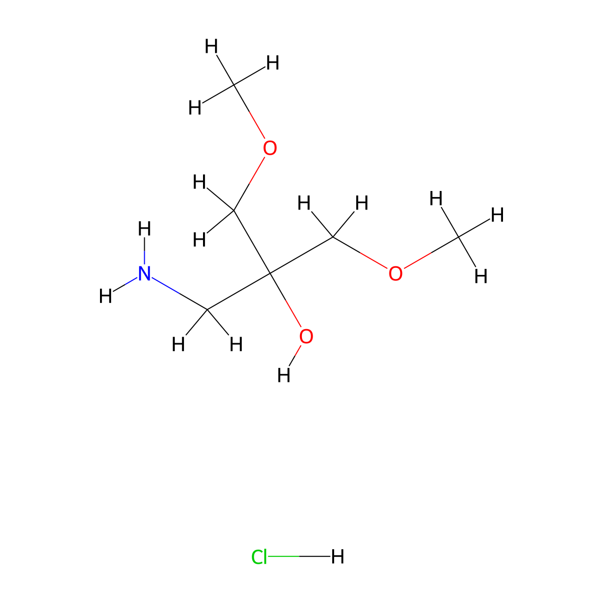 1-Amino-3-methoxy-2-(methoxymethyl)propan-2-ol hydrochloride molecular structure, CAS 2375274-31-8