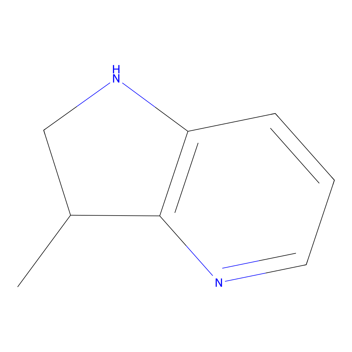 3-methyl-1H,2H,3H-pyrrolo[3,2-b]pyridine molecular structure, CAS 2375274-60-3