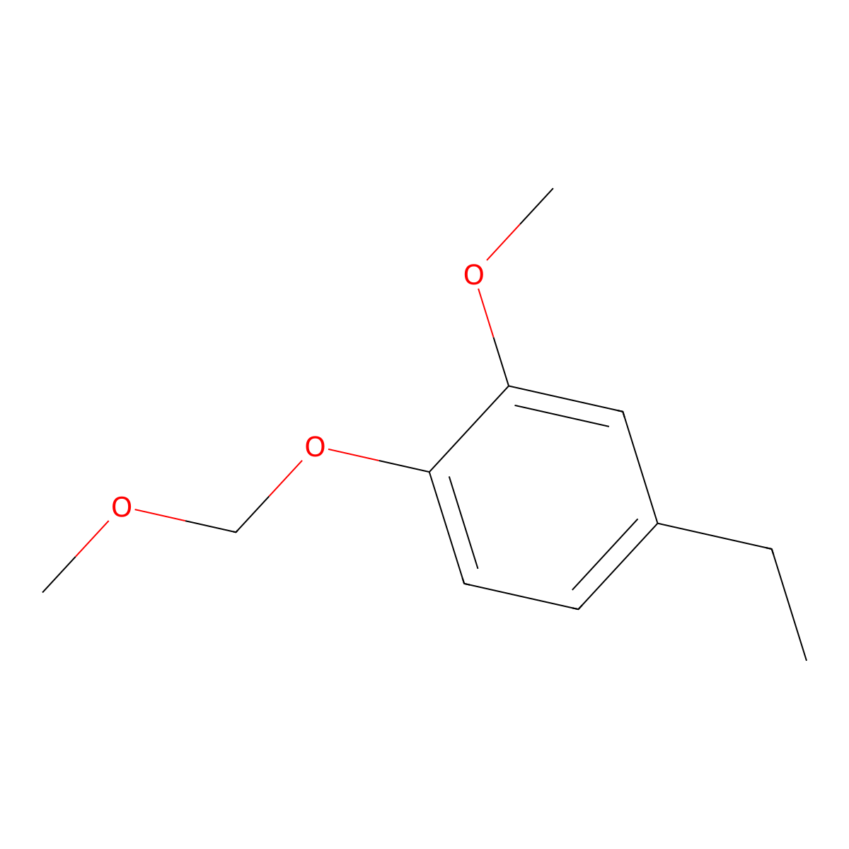 4-Ethyl-2-methoxy-1-(methoxymethoxy)benzene molecular structure, CAS 2375606-69-0