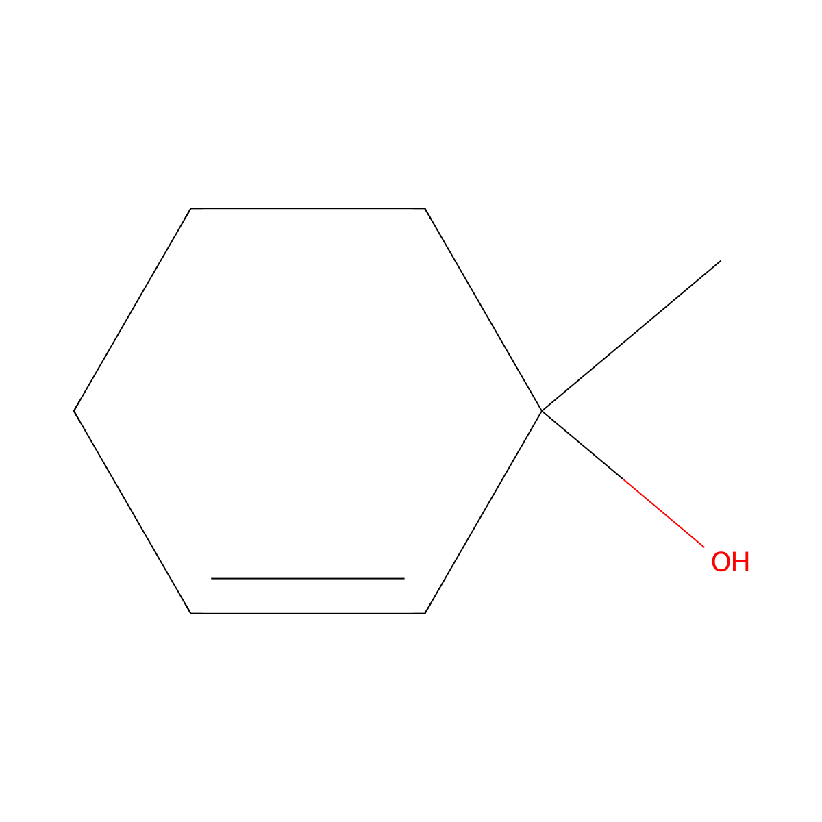 1-Methyl-2-cyclohexen-1-ol molecular structure, CAS 23758-27-2