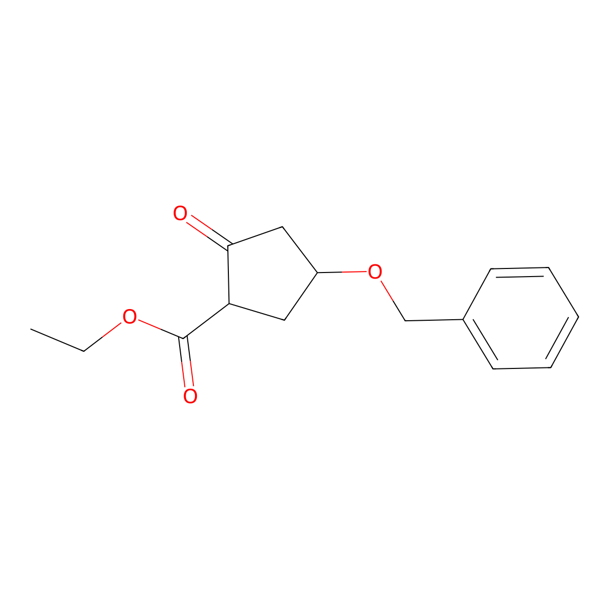 Ethyl 4-(Benzyloxy)-2-oxocyclopentanecarboxylate molecular structure, CAS 2375930-74-6