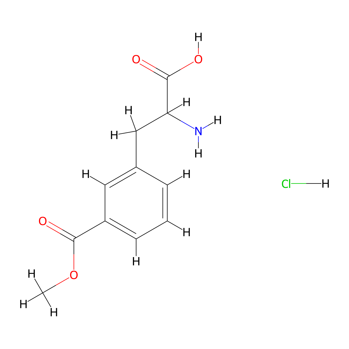 3-(2-Amino-2-carboxy-ethyl)-benzoic acid methyl ester hydrochloride molecular structure, CAS 2376143-22-3