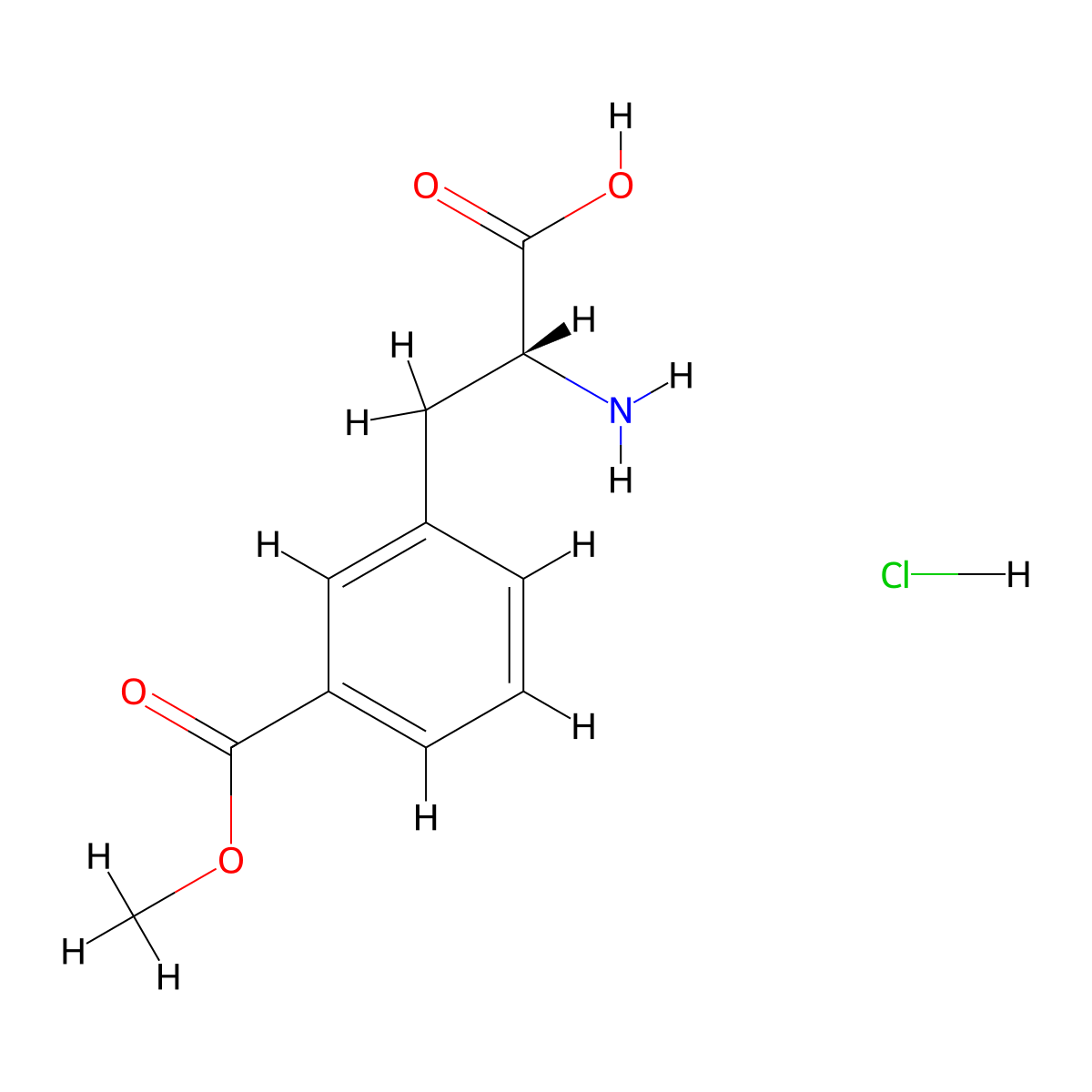 (R)-2-Amino-3-(3-(methoxycarbonyl)phenyl)propanoic acid hydrochloride molecular structure, CAS 2376144-33-9