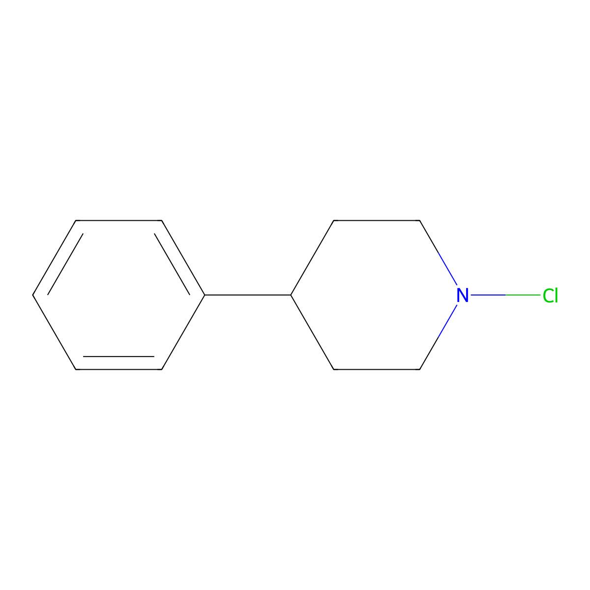 1-Chloro-4-phenylpiperidine molecular structure, CAS 2376193-70-1