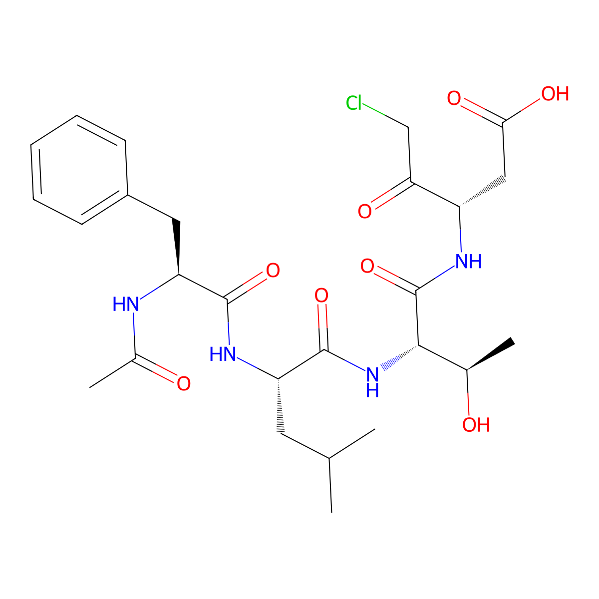 Ac-FLTD-CMK molecular structure, CAS 2376255-48-8