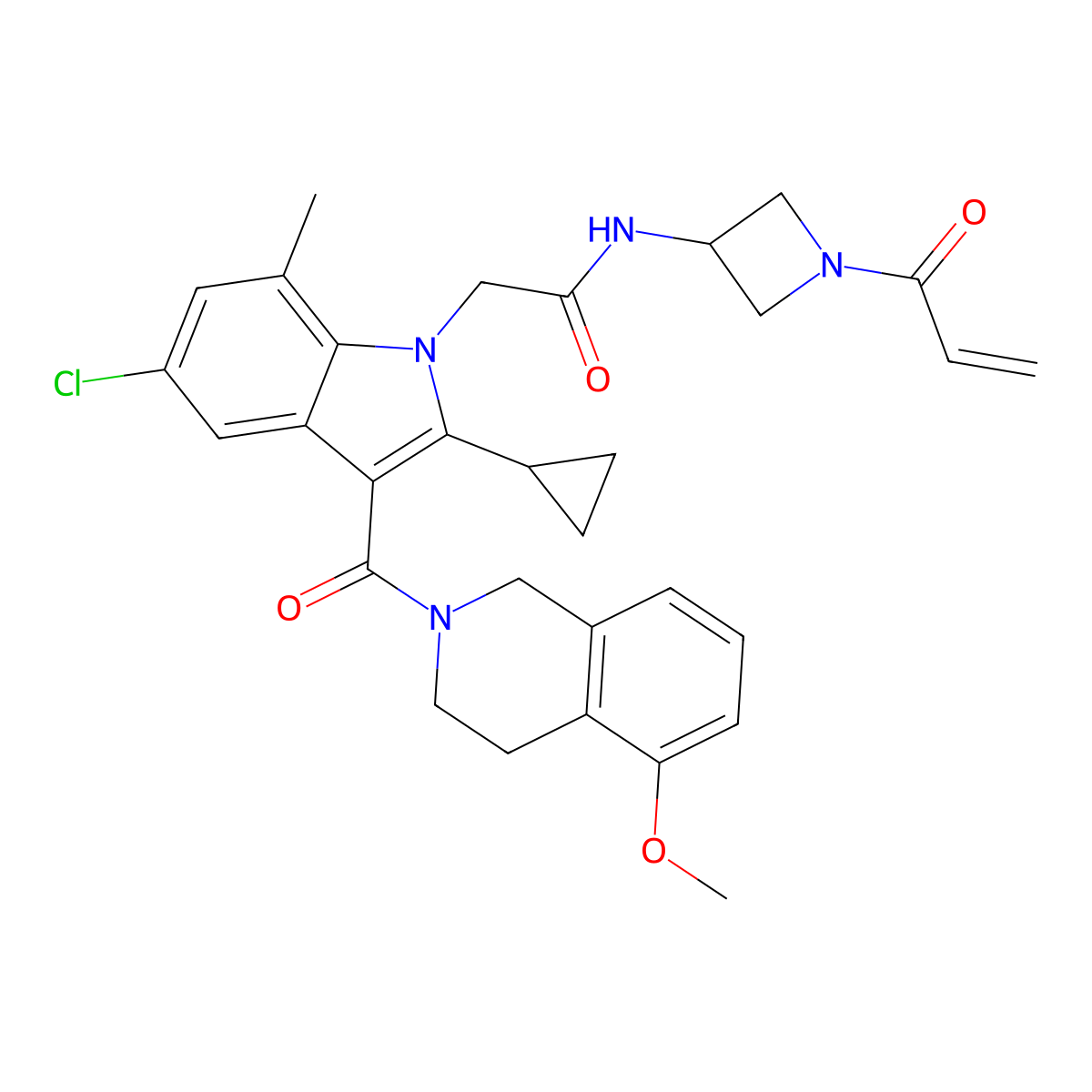K-Ras G12C-IN-4 molecular structure, CAS 2376328-55-9