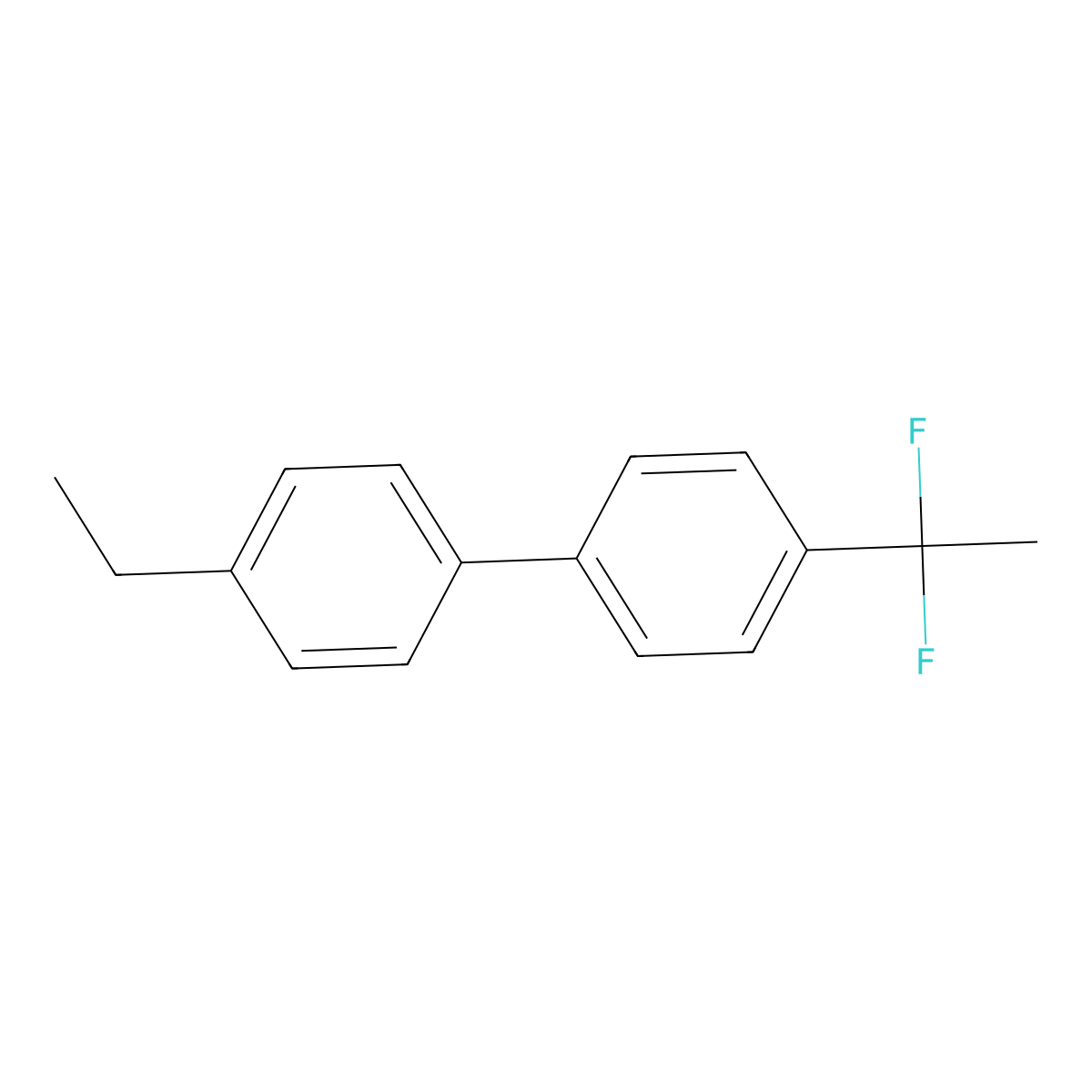 1-(1,1-Difluoroethyl)-4-(4-ethylphenyl)benzene molecular structure, CAS 2376374-22-8