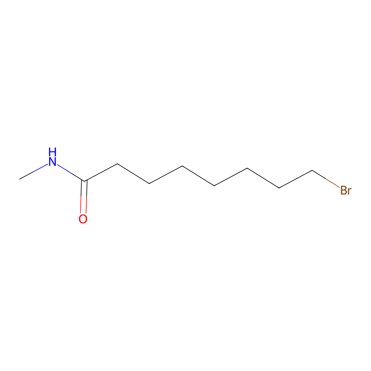 8-bromo-N-methyloctanamide molecular structure, CAS 2376621-42-8