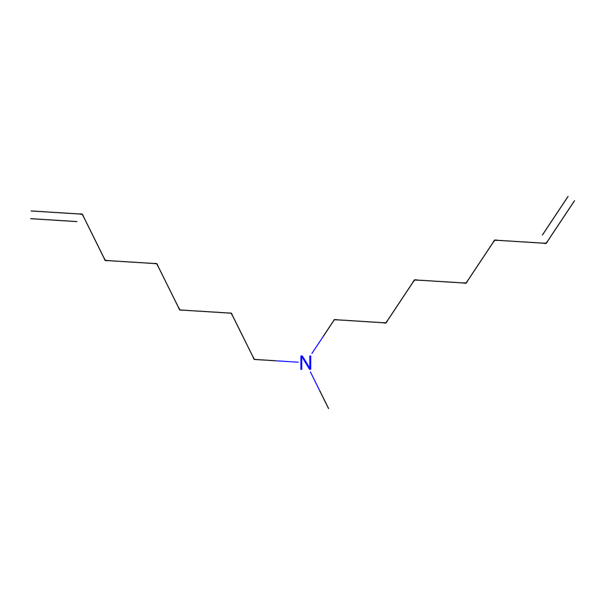 Di-hept-6-enyl-methyl-amine molecular structure, CAS 2376621-46-2