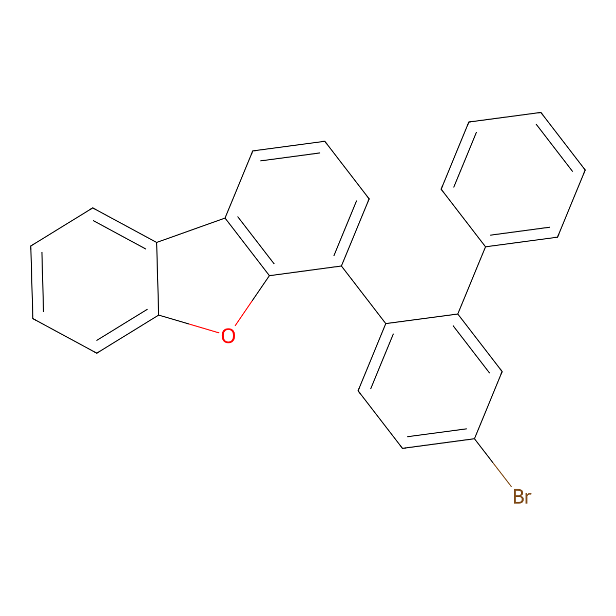 4-(5-Bromo-[1,1'-biphenyl]-2-yl)dibenzo[b,d]furan molecular structure, CAS 2376733-15-0