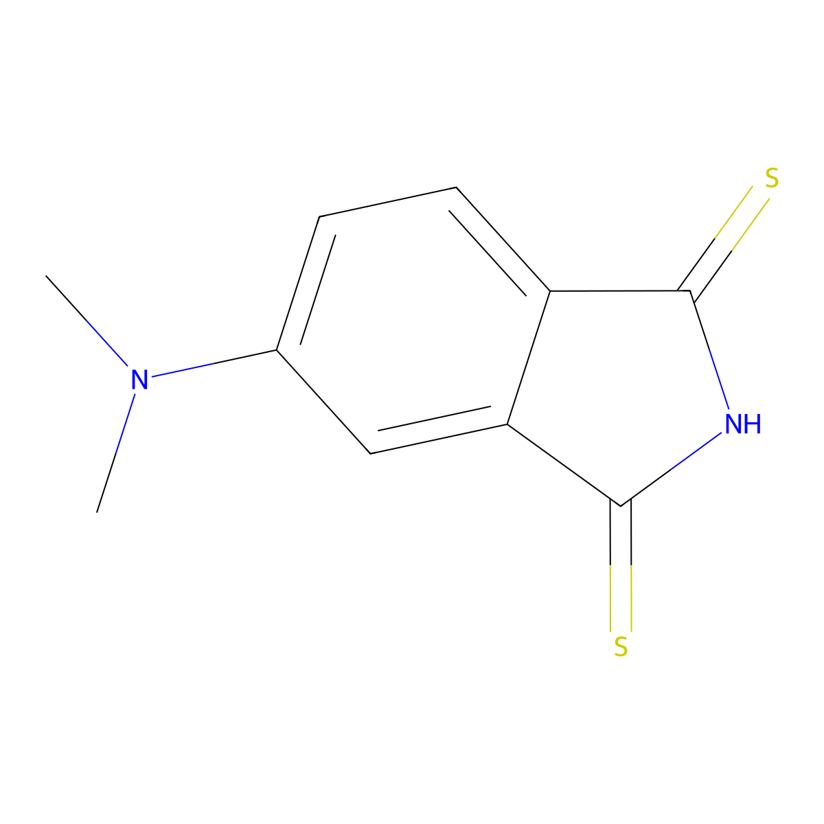 5-(dimethylamino)-2,3-dihydro-1H-isoindole-1,3-dithione molecular structure, CAS 2376841-78-8
