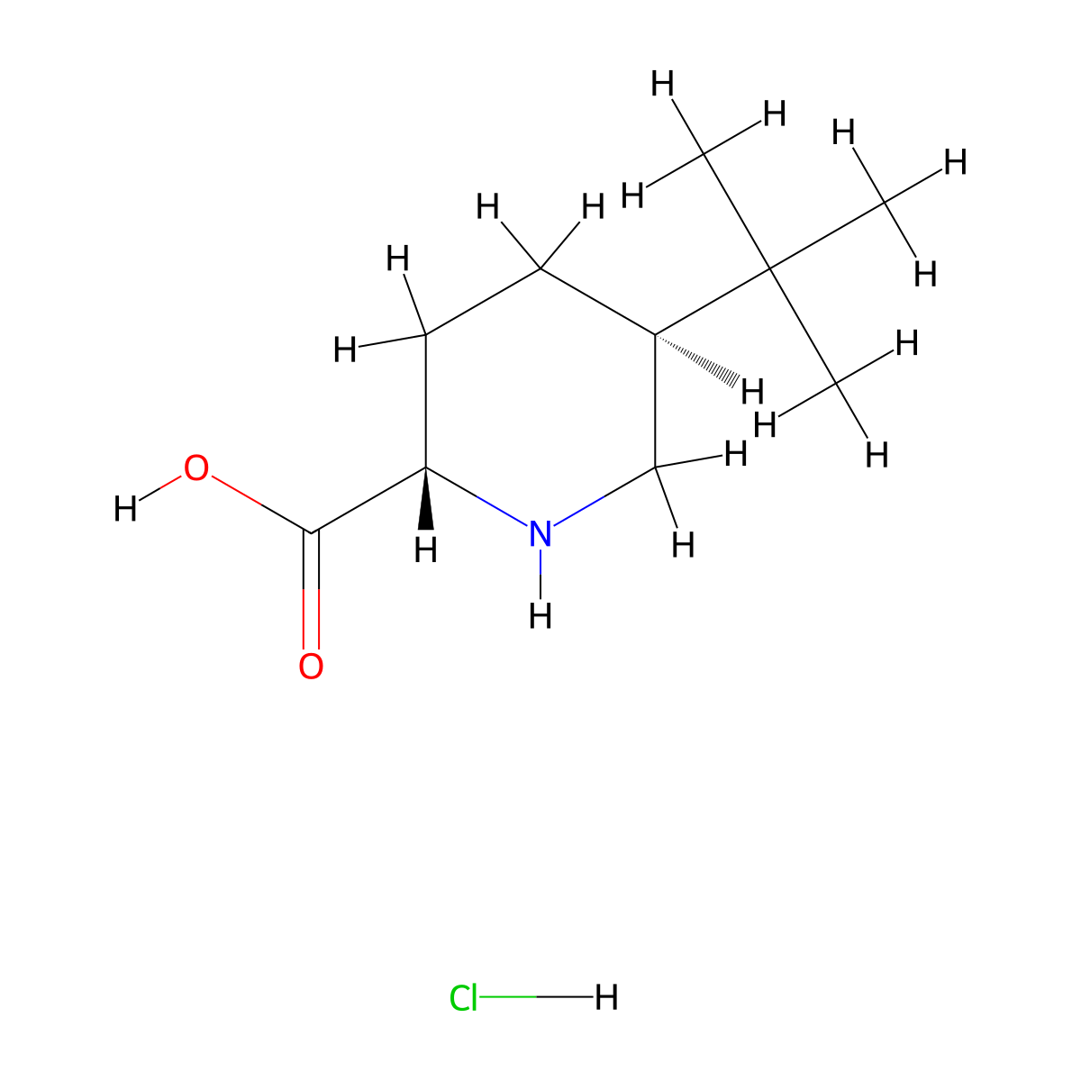 (2S,5S)-5-Tert-butylpiperidine-2-carboxylic acid;hydrochloride molecular structure, CAS 2377004-87-8