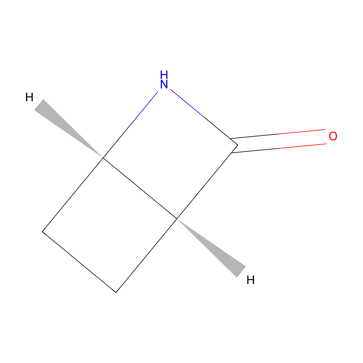 (1R,4S)-2-Azabicyclo[2.2.0]hexan-3-one molecular structure, CAS 2377005-02-0