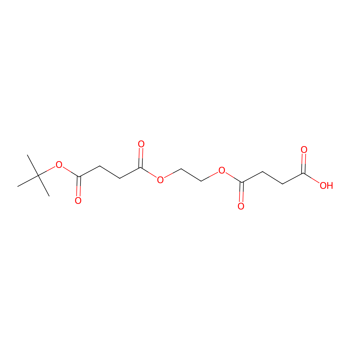 4-(2-{[4-(Tert-butoxy)-4-oxobutanoyl]oxy}ethoxy)-4-oxobutanoic acid molecular structure, CAS 2377031-89-3
