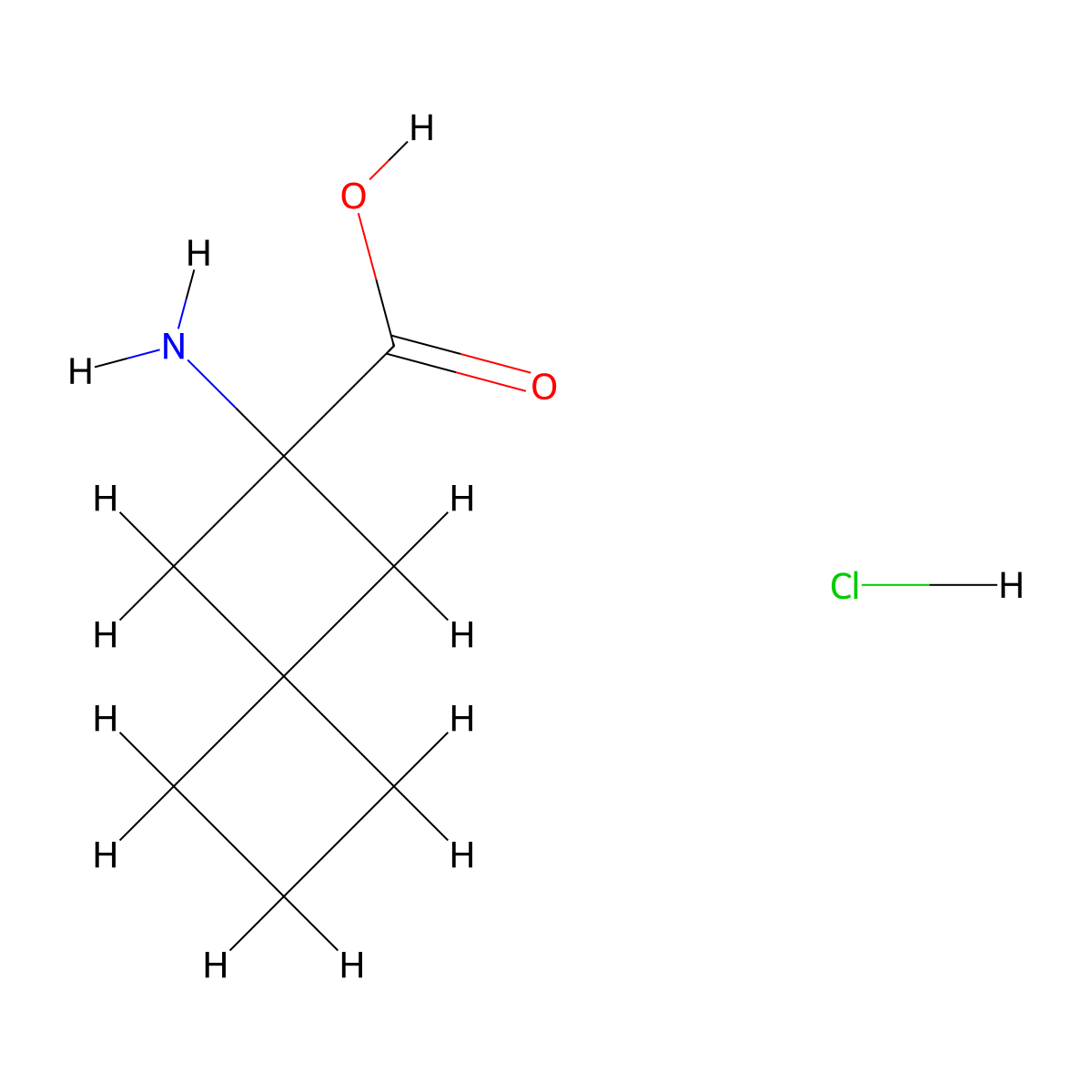2-Aminospiro[3.3]heptane-2-carboxylic acid hydrochloride molecular structure, CAS 2377032-83-0
