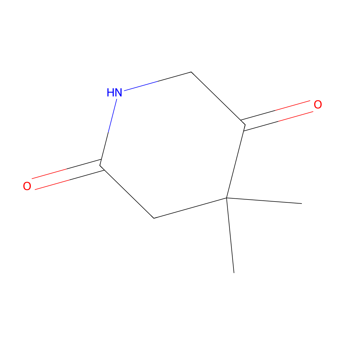 4,4-Dimethylpiperidine-2,5-dione molecular structure, CAS 2377033-27-5