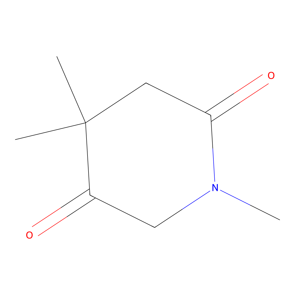 1,4,4-Trimethylpiperidine-2,5-dione molecular structure, CAS 2377033-55-9