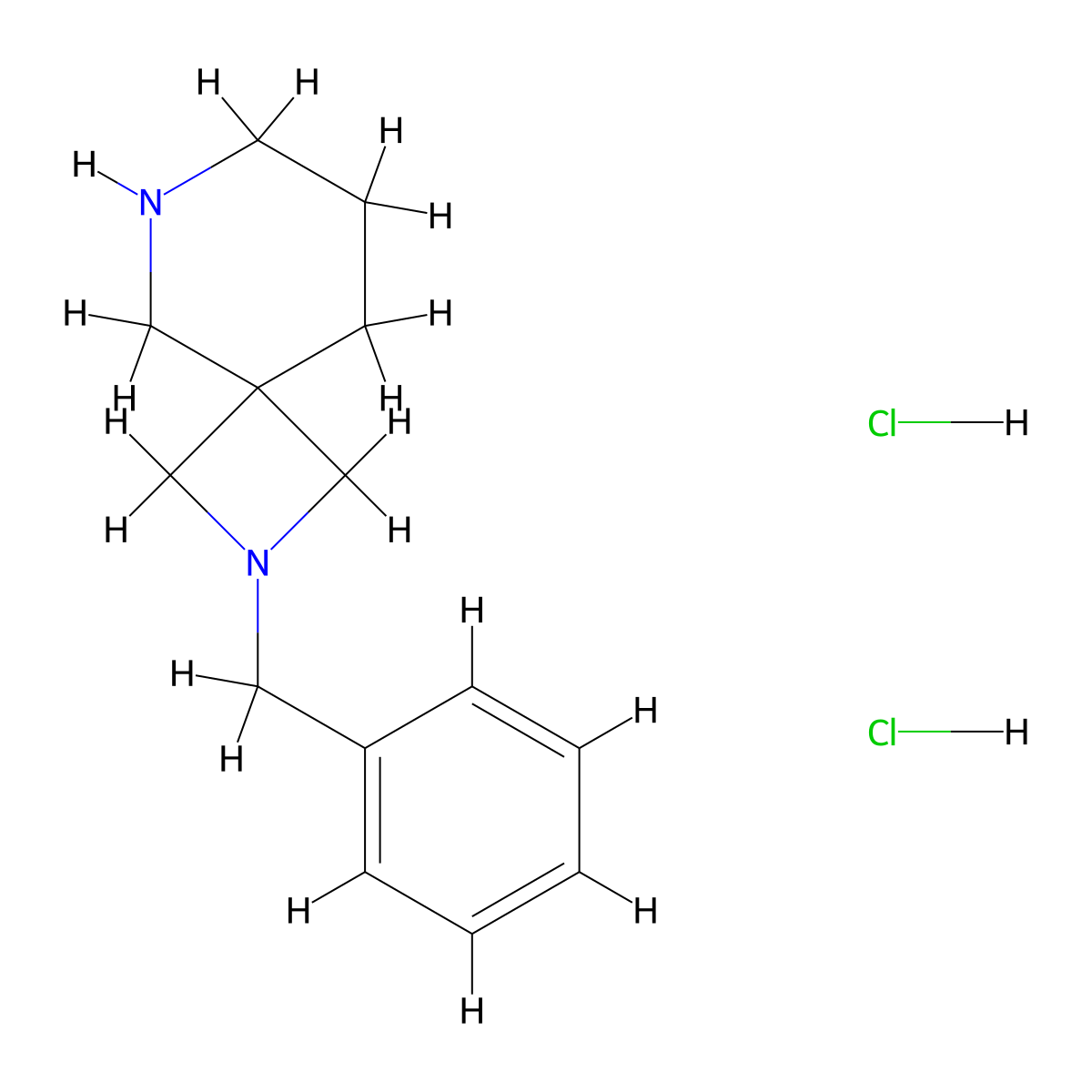 2-Benzyl-2,6-diazaspiro[3.5]nonane dihydrochloride molecular structure, CAS 2377034-71-2