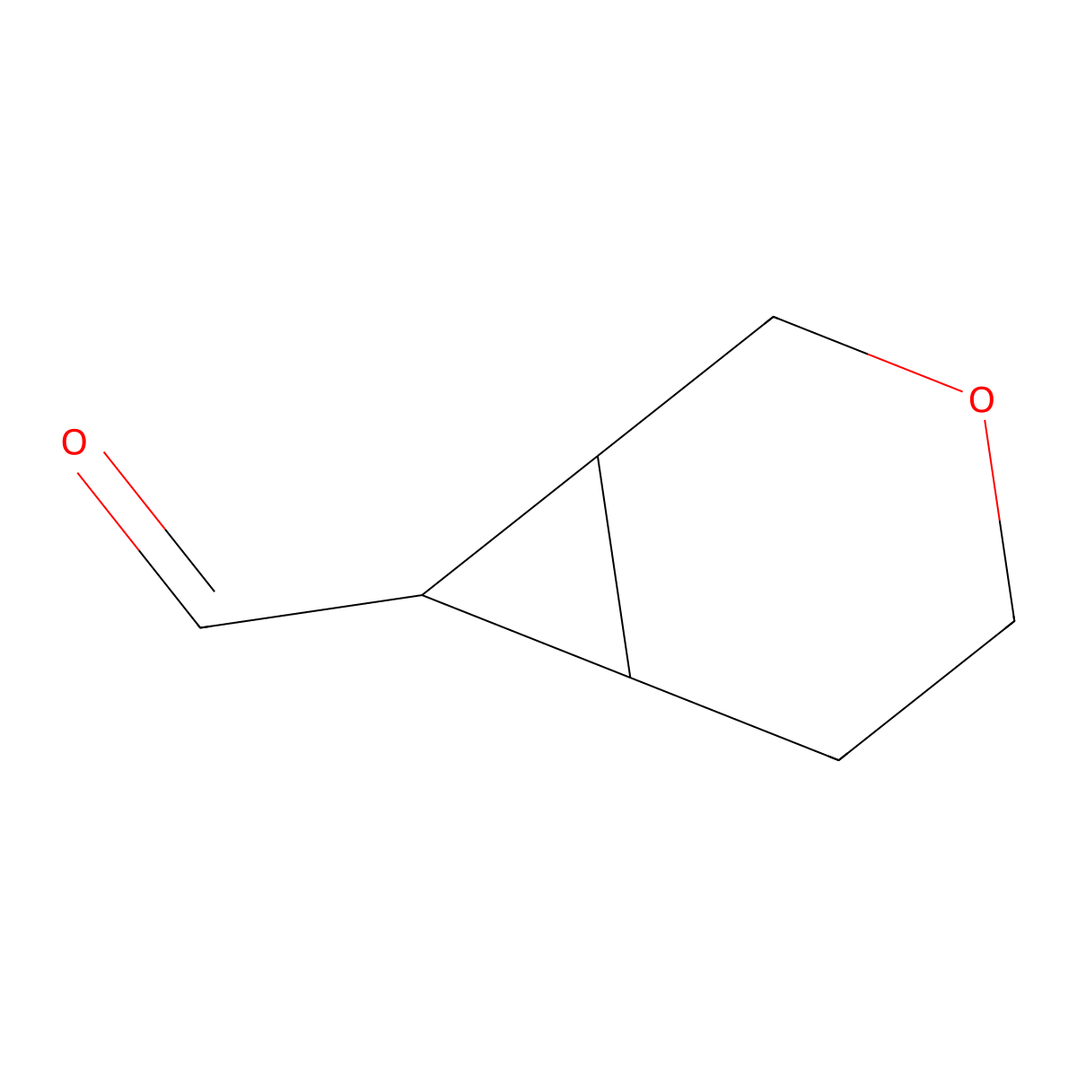 3-Oxabicyclo(4.1.0)heptane-7-carbaldehyde molecular structure, CAS 2377034-99-4
