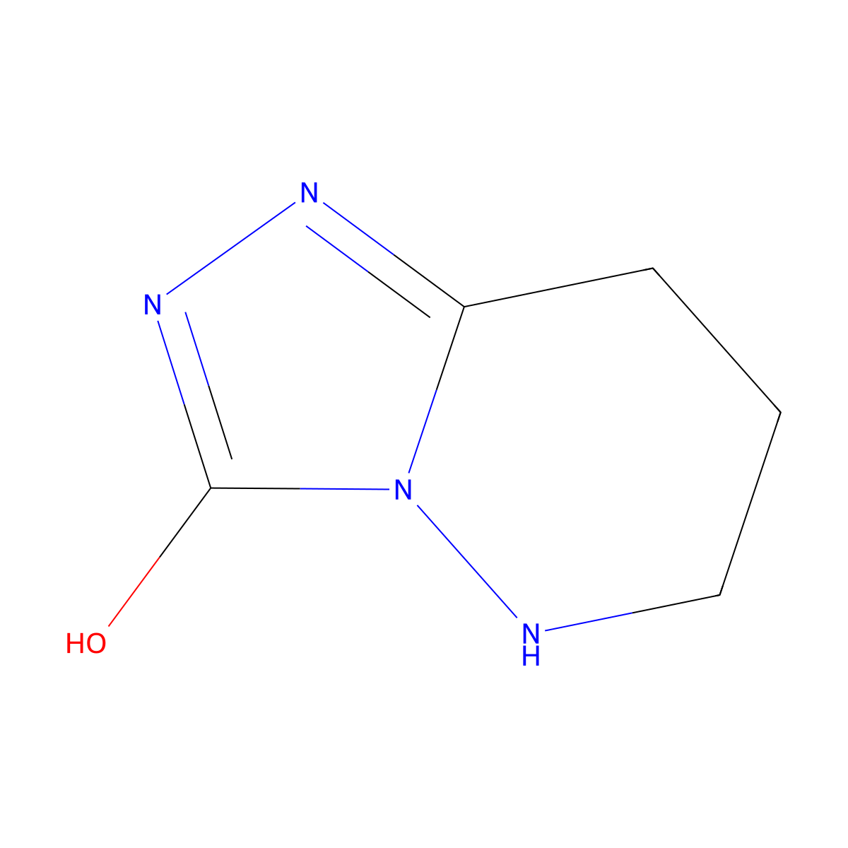5H,6H,7H,8H-[1,2,4]triazolo[4,3-b]pyridazin-3-ol molecular structure, CAS 2377035-39-5