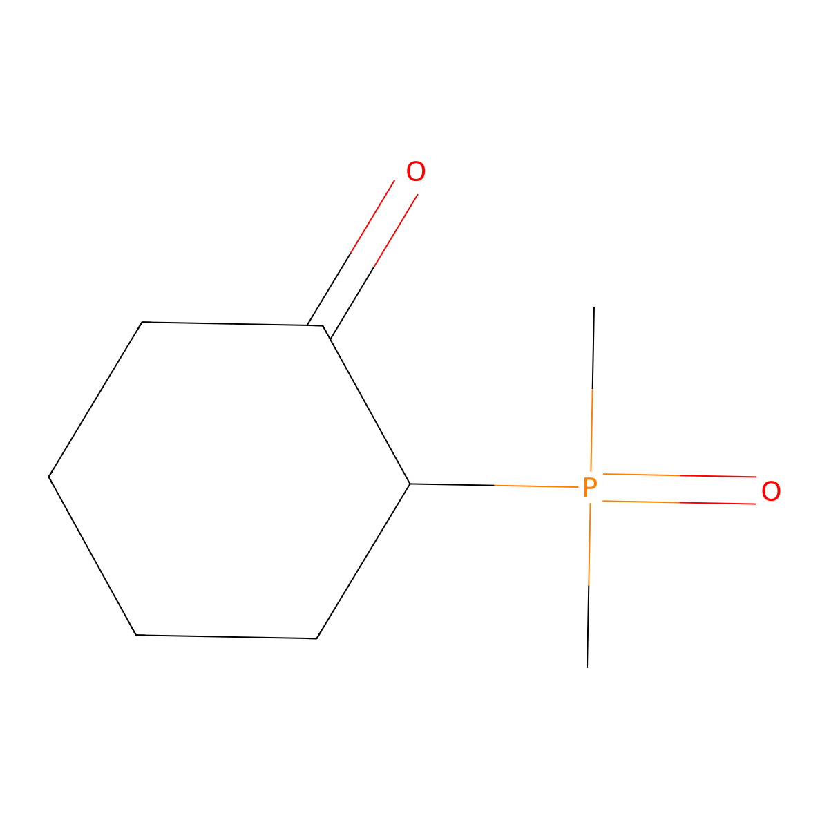 2-(Dimethylphosphoryl)cyclohexan-1-one molecular structure, CAS 2377035-75-9