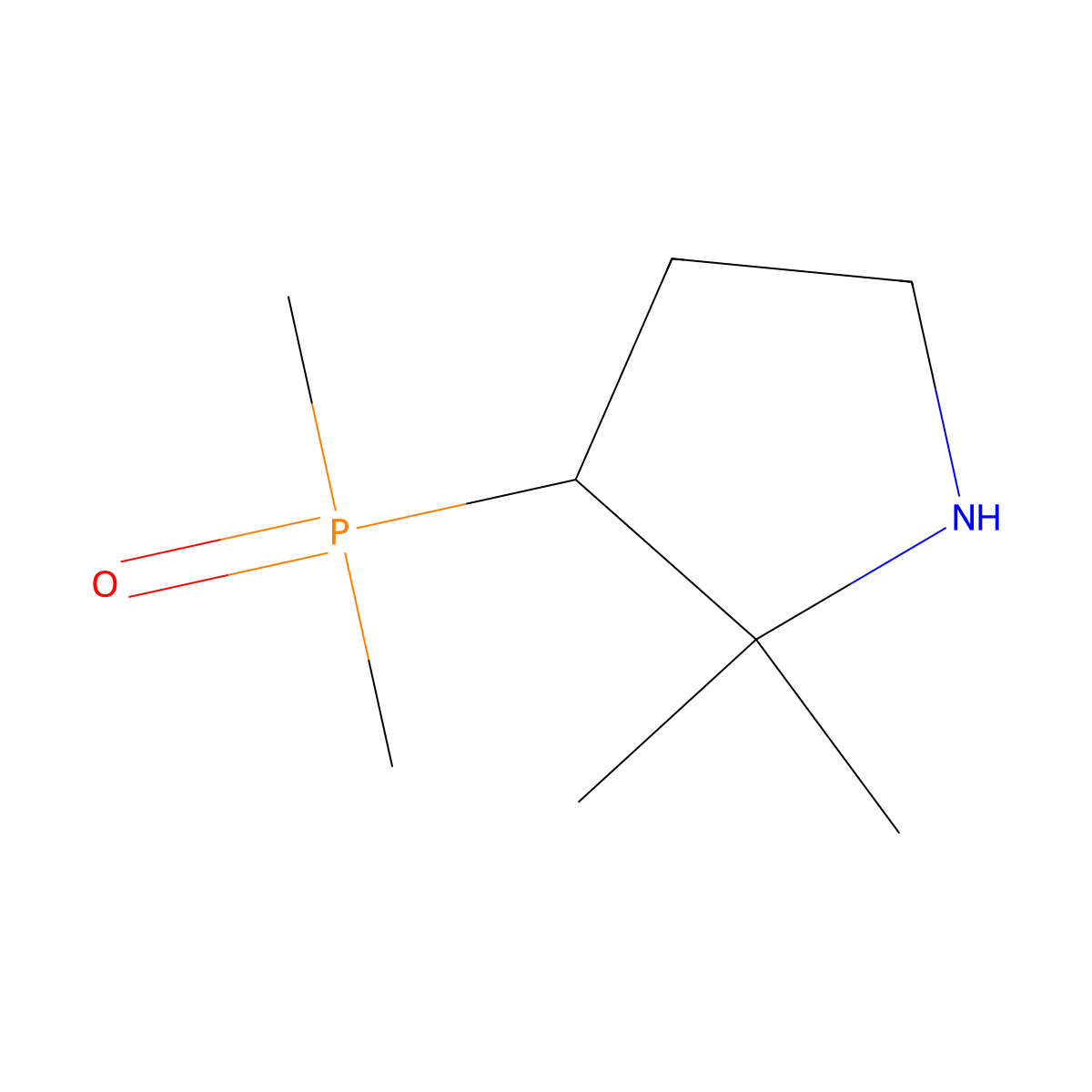 3-(Dimethylphosphoryl)-2,2-dimethylpyrrolidine molecular structure, CAS 2377035-89-5