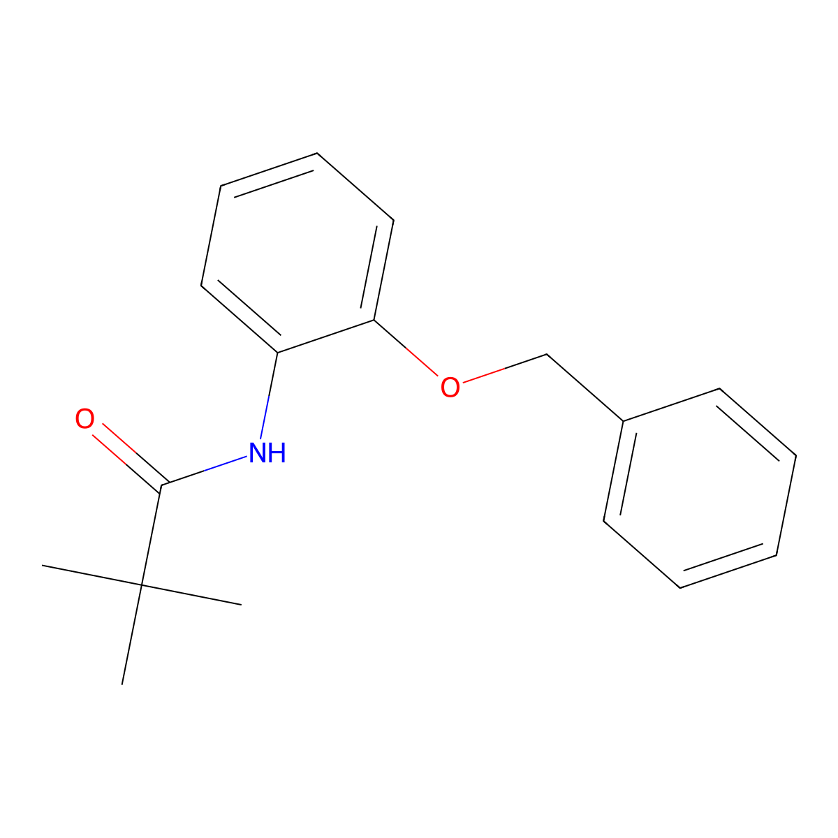 N-[2-(Benzyloxy)phenyl]pivalamide molecular structure, CAS 237748-52-6