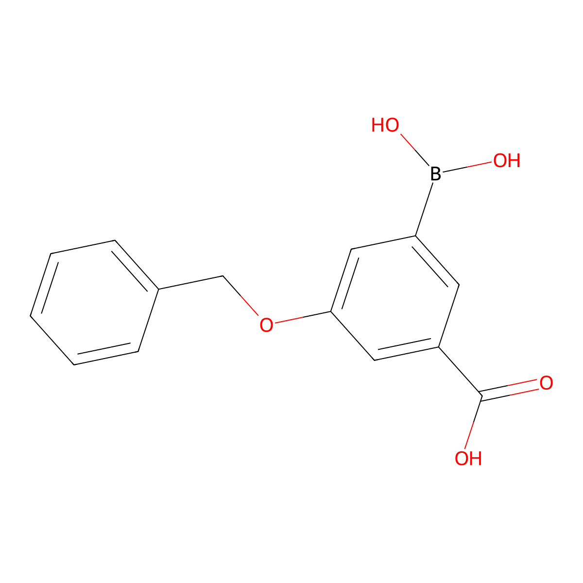 3-Benzyloxy-5-carboxyphenylboronic acid molecular structure, CAS 2377605-90-6