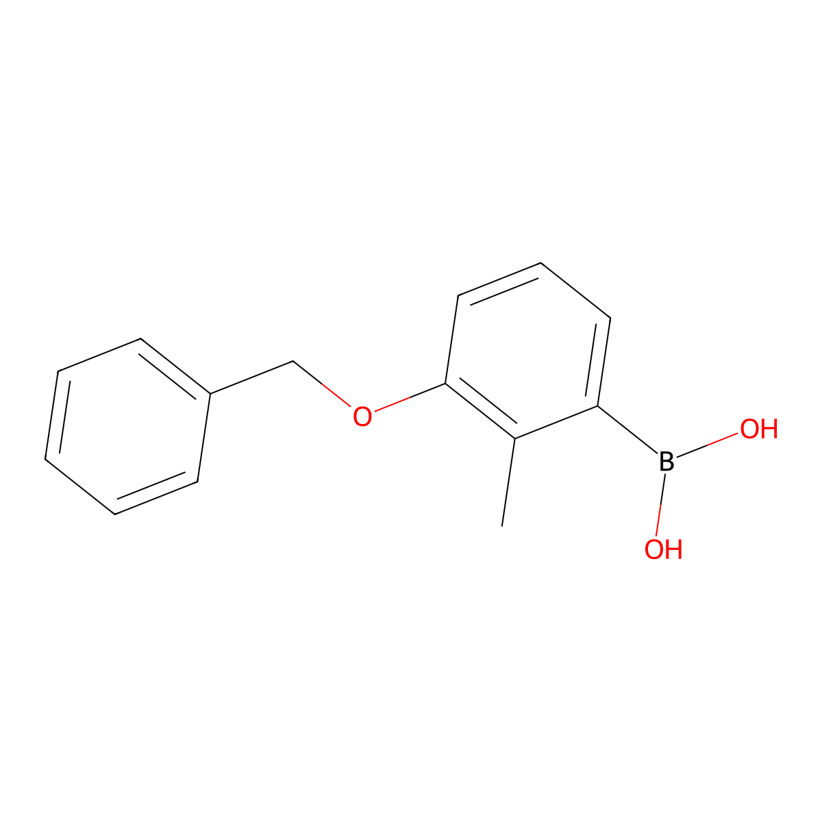 3-(Benzyloxy)-2-methylphenylboronic acid molecular structure, CAS 2377609-25-9
