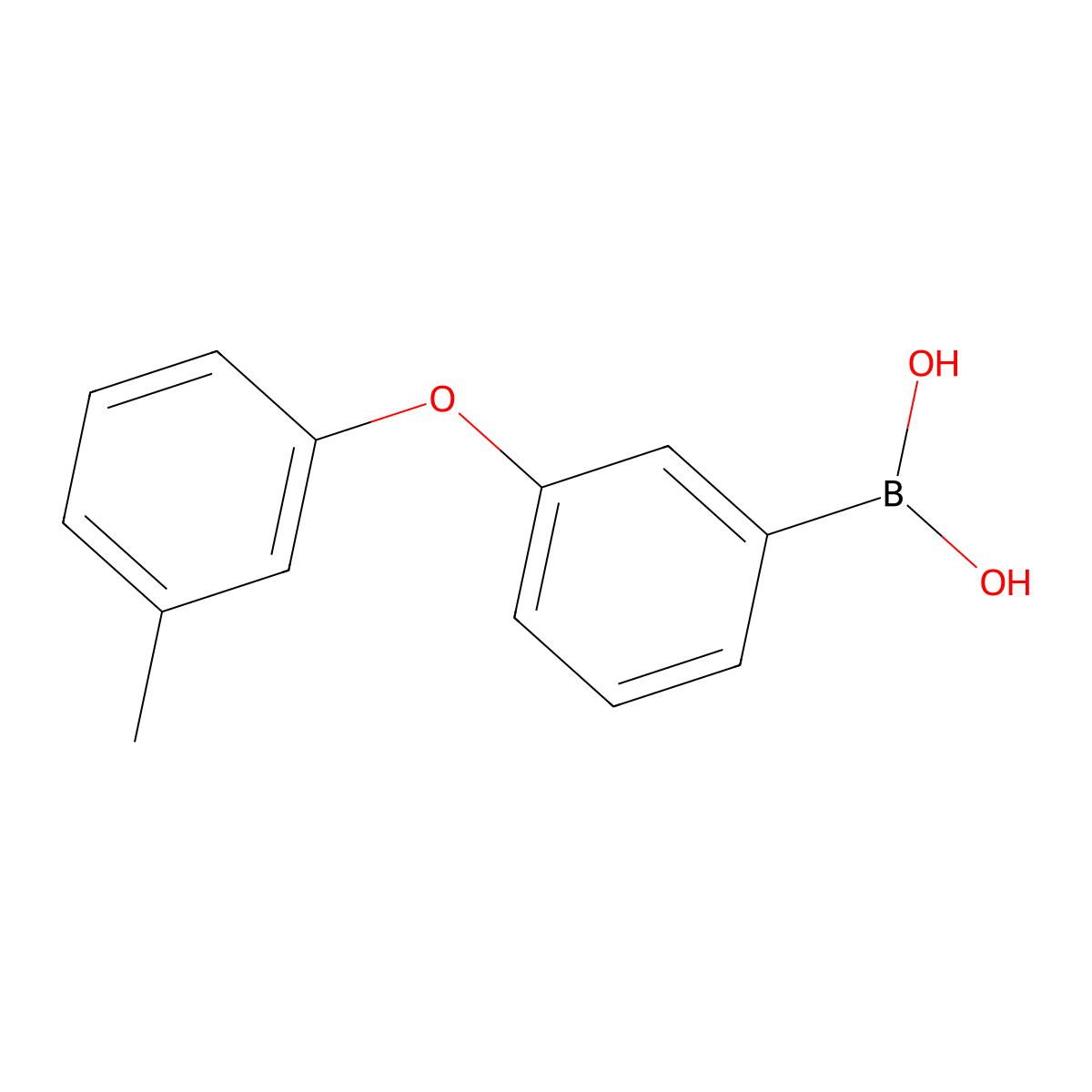 3-(3-Methylphenoxy)phenylboronic acid molecular structure, CAS 2377609-33-9