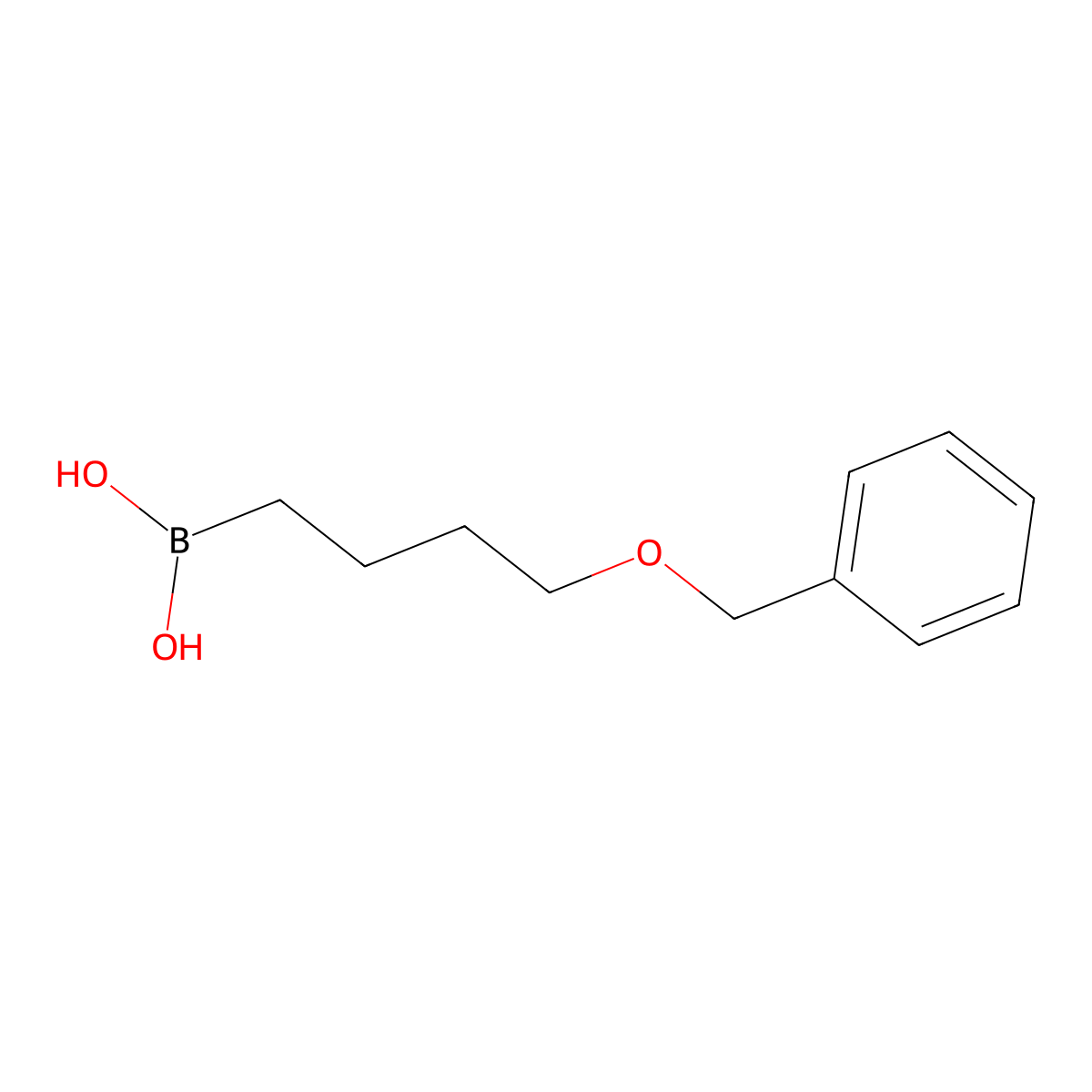 4-(Benzyloxy)butylboronic acid molecular structure, CAS 2377610-35-8