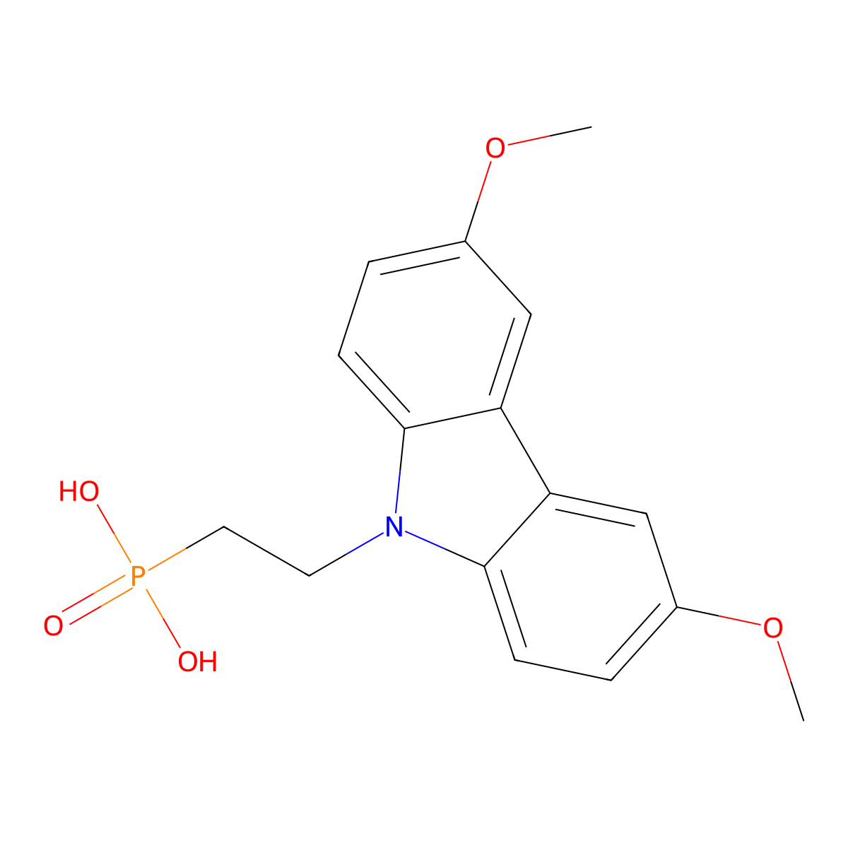 MeO-2PACz molecular structure, CAS 2377770-18-6
