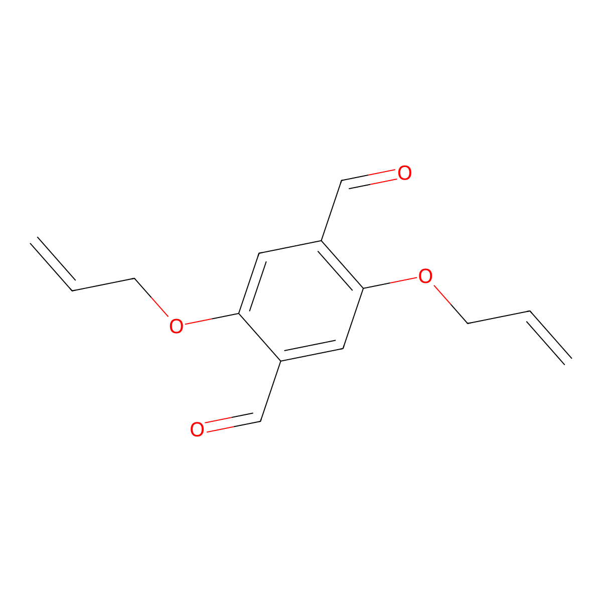 2,5-Bis(allyloxy)terephthalaldehyde molecular structure, CAS 2377871-78-6