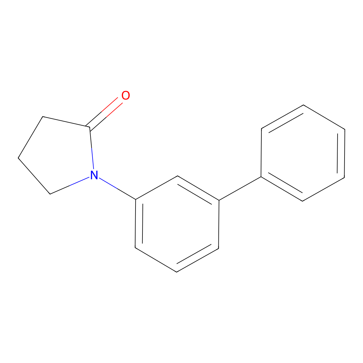 1-(3-Biphenylyl)-2-pyrrolidinone molecular structure, CAS 2378000-02-1