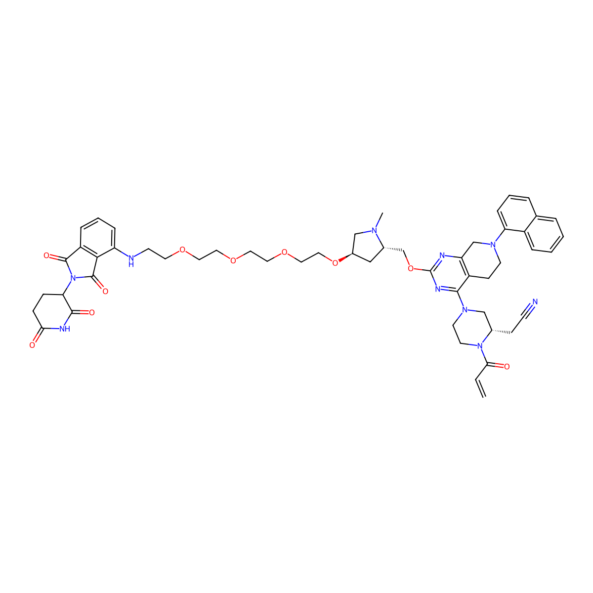 PROTAC K-Ras Degrader-1 molecular structure, CAS 2378258-52-5