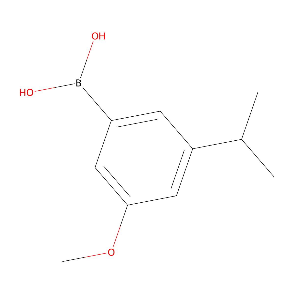 (3-Isopropyl-5-methoxyphenyl)boronic acid molecular structure, CAS 2378425-45-5