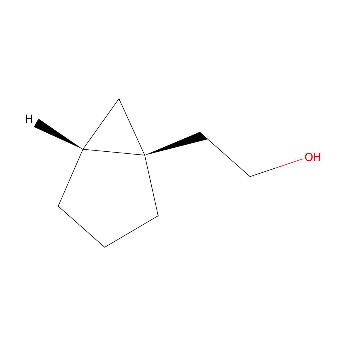 2-[(1S,5R)-1-Bicyclo[3.1.0]hexanyl]ethanol molecular structure, CAS 2378490-50-5
