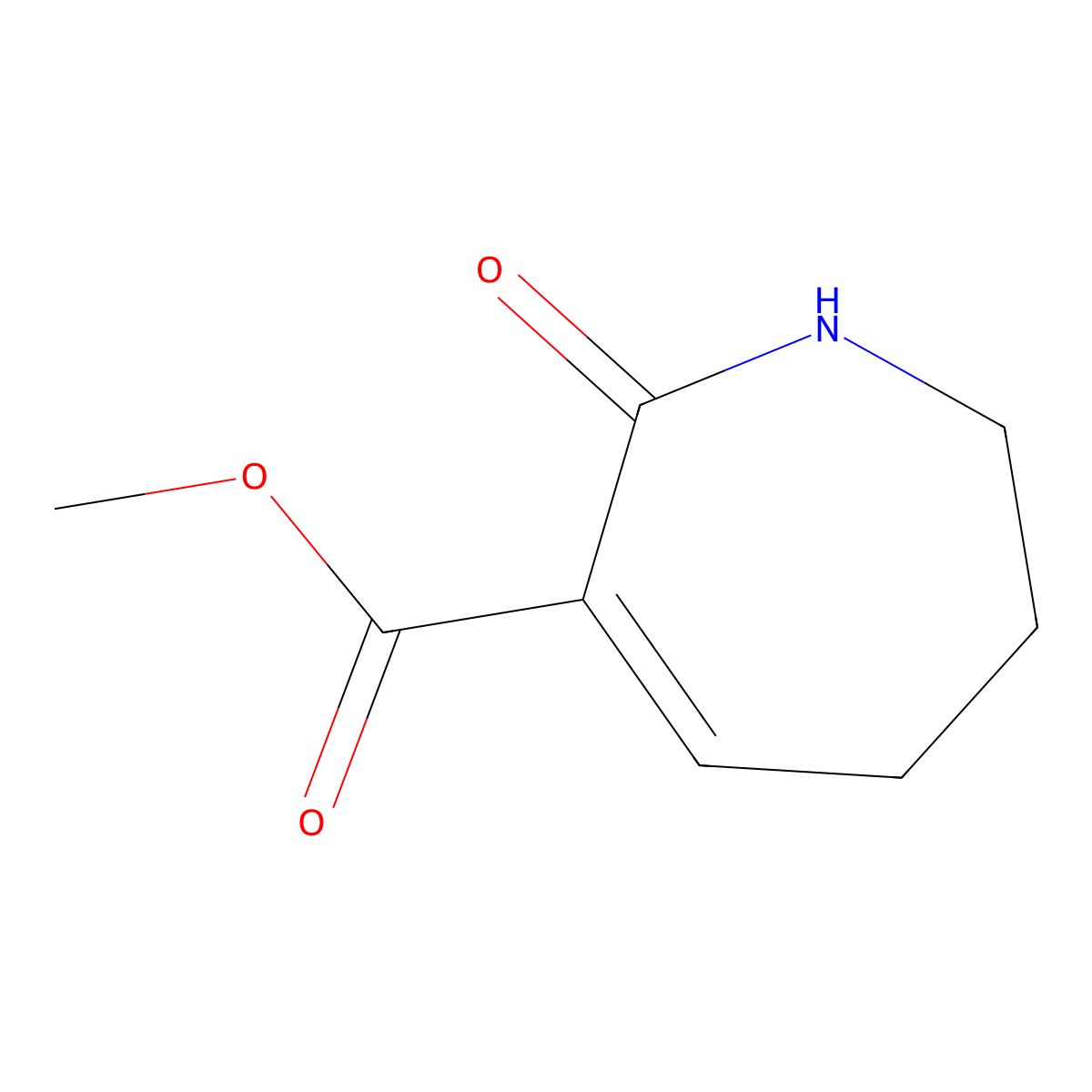methyl 2-oxo-2,5,6,7-tetrahydro-1H-azepine-3-carboxylate molecular structure, CAS 2378501-52-9