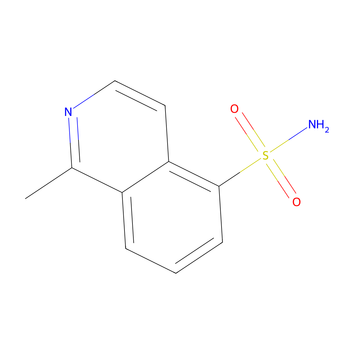 1-Methylisoquinoline-5-sulfonamide molecular structure, CAS 2378501-95-0