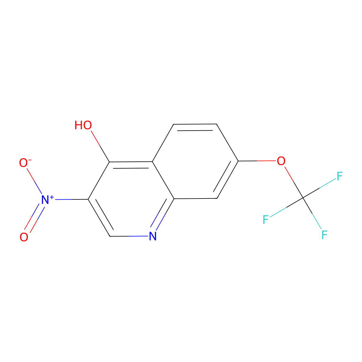 3-Nitro-7-(trifluoromethoxy)quinolin-4-ol molecular structure, CAS 2378502-32-8