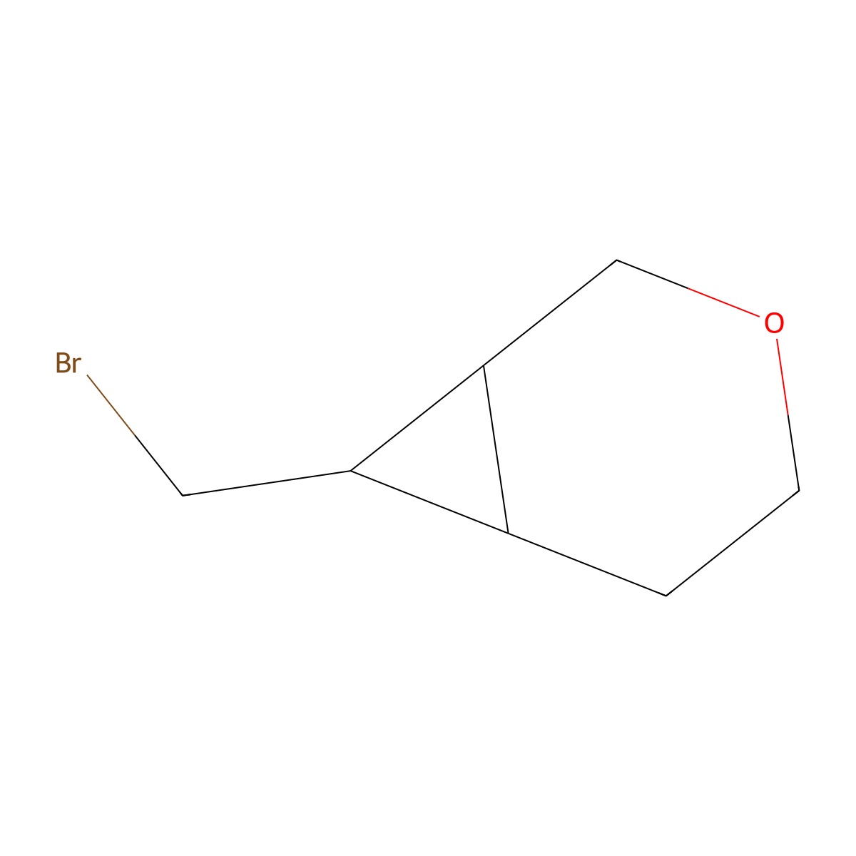 7-(Bromomethyl)-3-oxabicyclo[4.1.0]heptane molecular structure, CAS 2378502-36-2