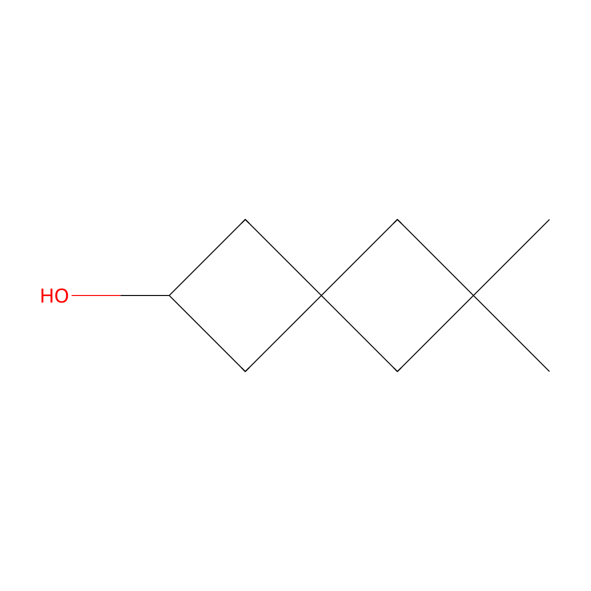 6,6-Dimethylspiro[3.3]heptan-2-ol molecular structure, CAS 2378503-51-4
