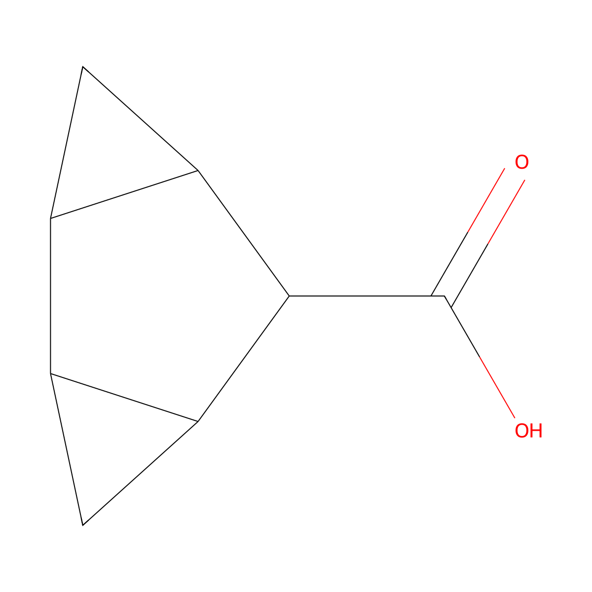 Tricyclo[4.1.0.0,2,4]heptane-5-carboxylic acid molecular structure, CAS 2378507-06-1