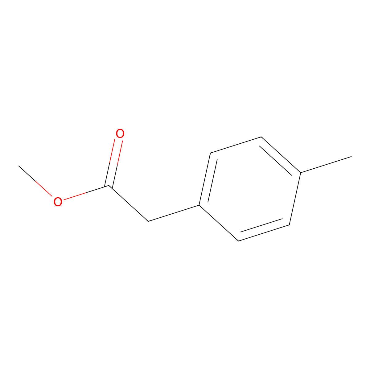 Methyl p-tolylacetate molecular structure, CAS 23786-13-2