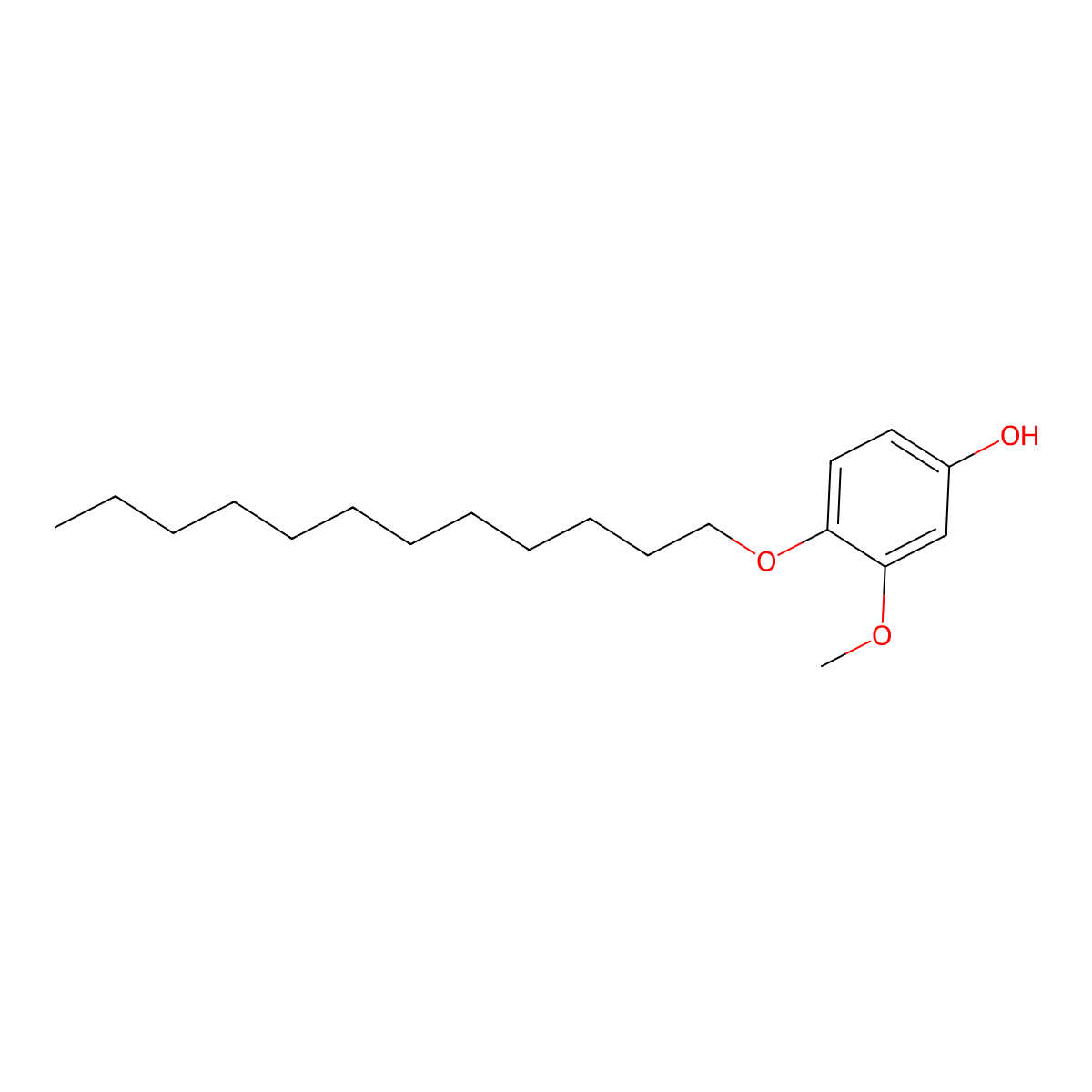 4-(Dodecyloxy)-3-methoxyphenol molecular structure, CAS 2378601-43-3